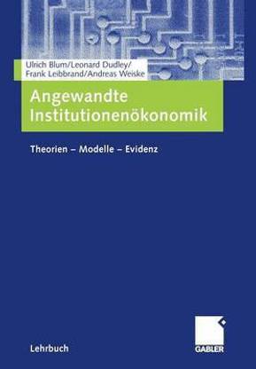 Angewandte Institutionenoekonomik