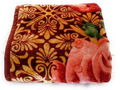 V.R.ENTERPRISES Paisley Double Mink Blanket for  Heavy Winter