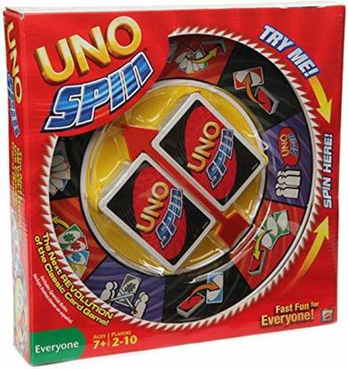 RGB GROUP UNO Spin Game for Kids 7+ Party & Fun Board Game