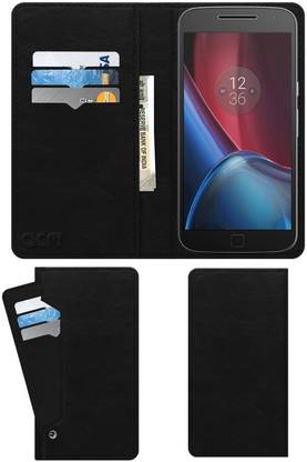 ACM Flip Cover for Motorola Moto G Plus 4th Gen G4