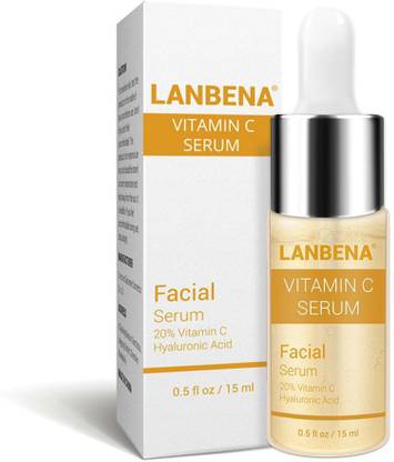 LANBENA Vitamin C Facial Serum - Dark Spot Remover Whitening & Moisturizing Essence