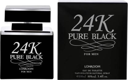 lonkoom 24k pure black Perfume  -  100 ml
