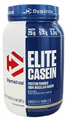 DYMATIZE ELITE CASEIN 2LB SMOOTH VANILLA Casein Protein