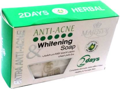 Majesty Anti Acne Whitening Soap 2 days for Better Results