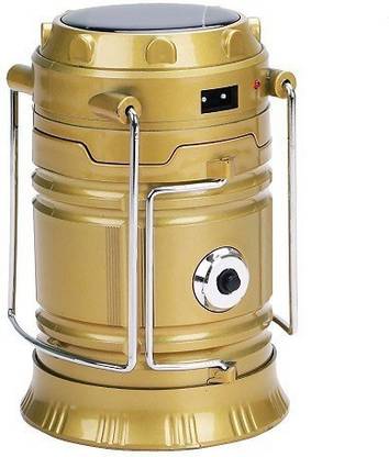 Connectwide 6+1 LED Solar Emergency Light Rechargeable Camping Lantern Solar Light Set
