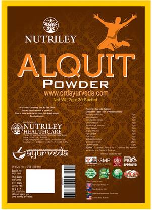 NUTRILEY Alquit - Alcohol Addiction Powder (30 Sachets)