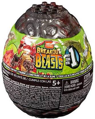 Mega Construx Breakout Beasts Styles May Vary, Wave 1