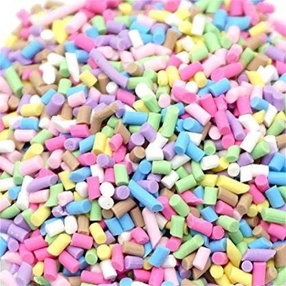 Gbell Adults,Boys&Girls Colorful Styrofoam Sugar Sprinkles Decorative for Slime DIY Craft Crunchy Slime (C)