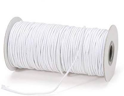 Darice 2Mm Elastic Cord - White - 72 Yards
