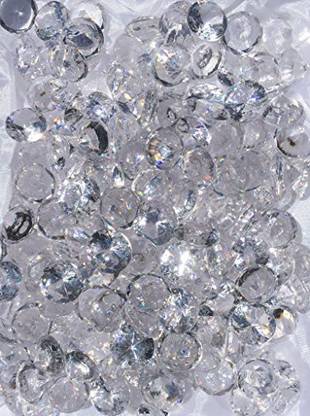 Sunrise 480+ Pieces 20Mm Crystal Clear Acrylic Diamond Shape Jewels For Party Decoration ,Event ,Wedding , Vase Fillers, Arts & Crafts