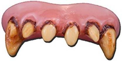 Billy Bob Top Set of Creepy Werewolf Teeth with Fangs