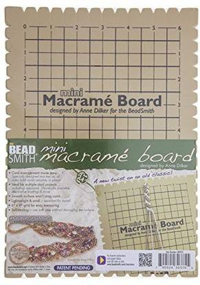 Beadsmith Mwb10 Macrame Board, Mini - 9 X 6 Inches