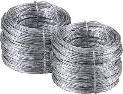 Jovitec Photo Frame Picture Hanging Wire, Stainless Steel Mirror Hanging Rope 200 Feet, Supports Up To 30 Lbs