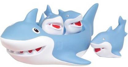 D&D Distributing Shark Family Bath Toy - Floating Fun! by &