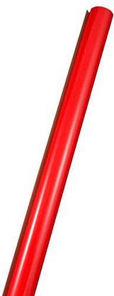 JAM Paper Gift Wrap - Glossy Wrapping Paper - 40 Sq Ft Large Roll - Red - Roll Sold Individually