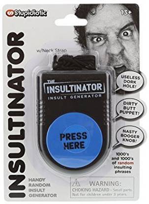 Stupidiotic The Insultinator, Insult Generator W/neck Strap