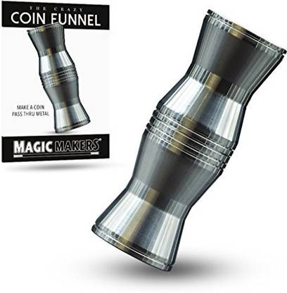 Magic Makers Crazy Coin Funnel Trick - Make A Coin Pass Through Metal