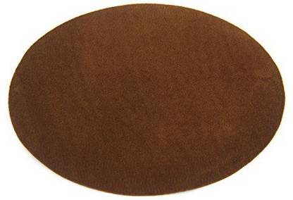 Beaulegan Repair Patches - 4 Pcs Elbow Knee Iron-On Velvet Patches, Oval & Brown - By