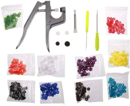 Shrih Plastic Snaps Button Fastener Press Punch Set
