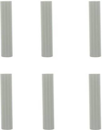 Creative Hobbies 1751 - Set Of 6, 4 Inch Tall White Plastic Candle Covers Sleeves Chandelier Socket Covers ~Candelabra Base