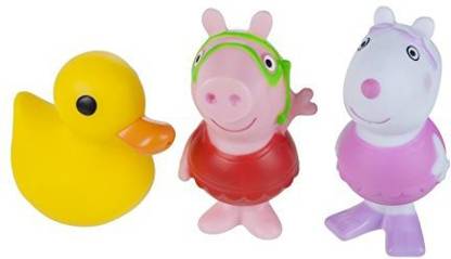 Peppa Pig Bath Squirtee 3 Pack: , Suzy, Quack