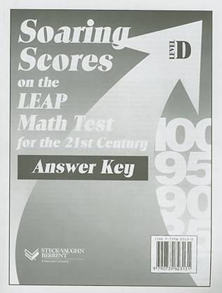Soaring Scores on the LEAP Math Test for the 21st Century, Answer Key, Level D