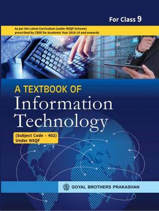 A Textbook Of Information Technology For Class IX