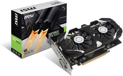 MSI GEFORCE GTX 1050TI 4G OCV1 GDDR5 4 GB NVIDIA Chipset 128 1455 Graphics Card