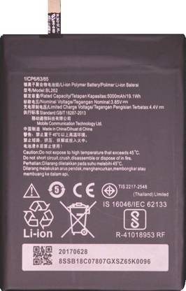 RJR Mobile Battery For  Lenovo Vibe P2 5000 mAh BL-262