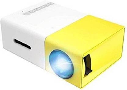 Zeom  LED Corded & Cordless Portable Projector  (Yellow) (400 lm) Portable Projector