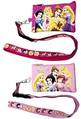 DISNEY Princess (Set Of 2) Lanyards With Detachable Coin Purse