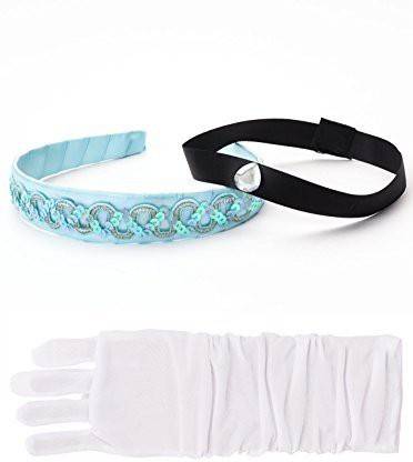 Little Adventures Cinderella Headband & White Glove Set For Girls - One-Size (3+ Yrs)