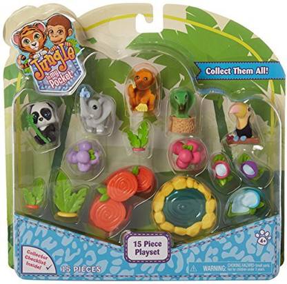Puppy In My Pocket Just Play Jungle In My Pocket Playset Figure Set