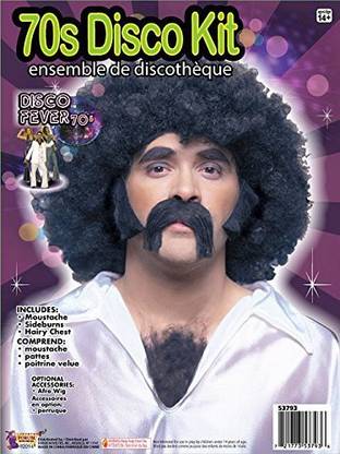 Forum Novelties 70S Disco Costume Facial And Chest Hair