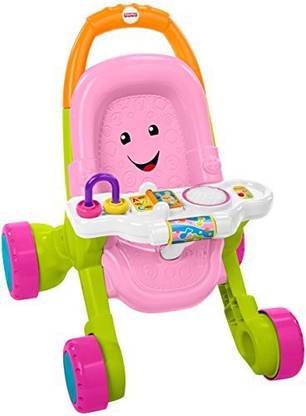 FISHER-PRICE Fisher-Price Stroll & Learn Walker, Pink