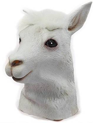 Gmasking Natural Latex Alpaca Head Mask