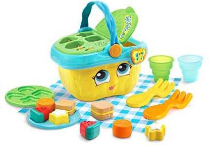 LeapFrog Shapes & Sharing Picnic Basket, Yellow