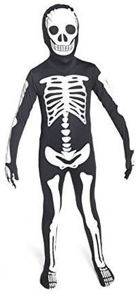 Morphsuits Glow In The Dark Skeleton Kids Halloween Costume - Large