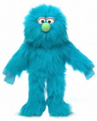 Silly Puppets 14" Blue Monster Puppet
