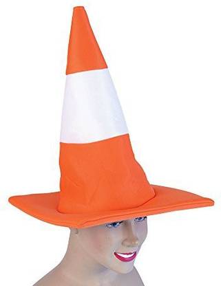 Bristol Novelty Traffic Cone Hat (Hats) - Unisex - One Size
