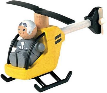 PLAN TOYS Helicopter With Pilot