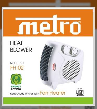 METRO FH-02 FH02 Fan Room Heater