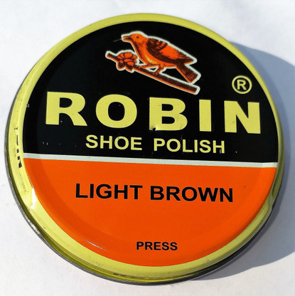 light tan shoe polish