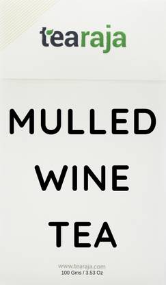 Tearaja Mulled Wine Tea 100 GMS | Contains- Oolong Tea, White Tea, Black Raisin, Marigold, Star Anise, Lemon Peel, Cinnamon, Grape Iced Tea Vacuum Pack
