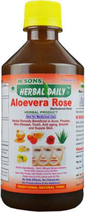 M SONS Herbal daily Aloevera Rose