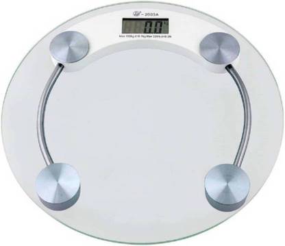 Ketsaal Tempered Glass 8MM Auto Off DigitalBody Weight Machine Weighing Scale