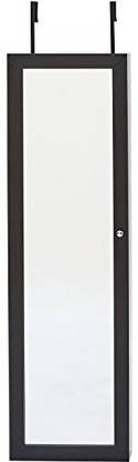 Genrc InnerSpace Luxury Products Mirrored Jewelry Armoire, Espresso