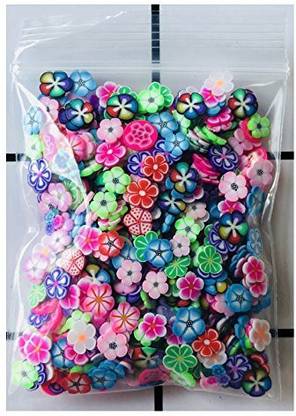 Baifeng Slime Supplies Slime Squishy Scented Toys Fruit Slices Slime Sludge Putty Stress Clay Soft Simulation Toy Stress Relief Toy (1000Pc flower)