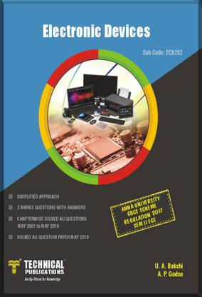 Electronic Devices for AU (SEM-II ECE CBCS SCHEME REGULATION 2017
