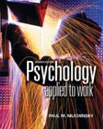 Psychology Applied to Work: AND Concept Chart Booklet